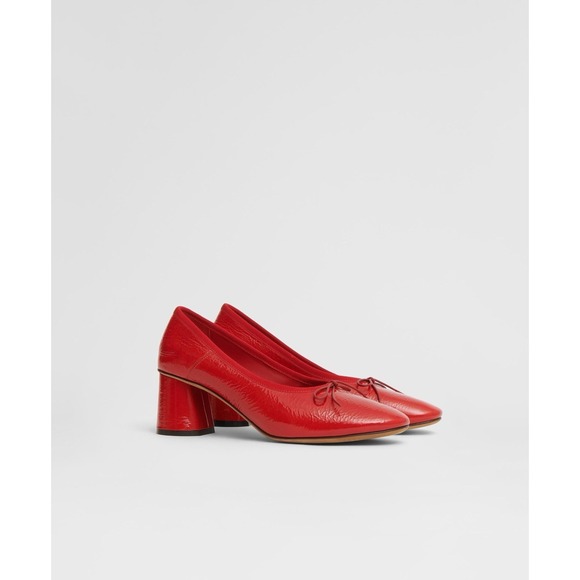 Mansur Gavriel Shoes - Mansur Gavriel Dream Pump NEW Leather Block Heel Red EU 38.5 / US 8 $495